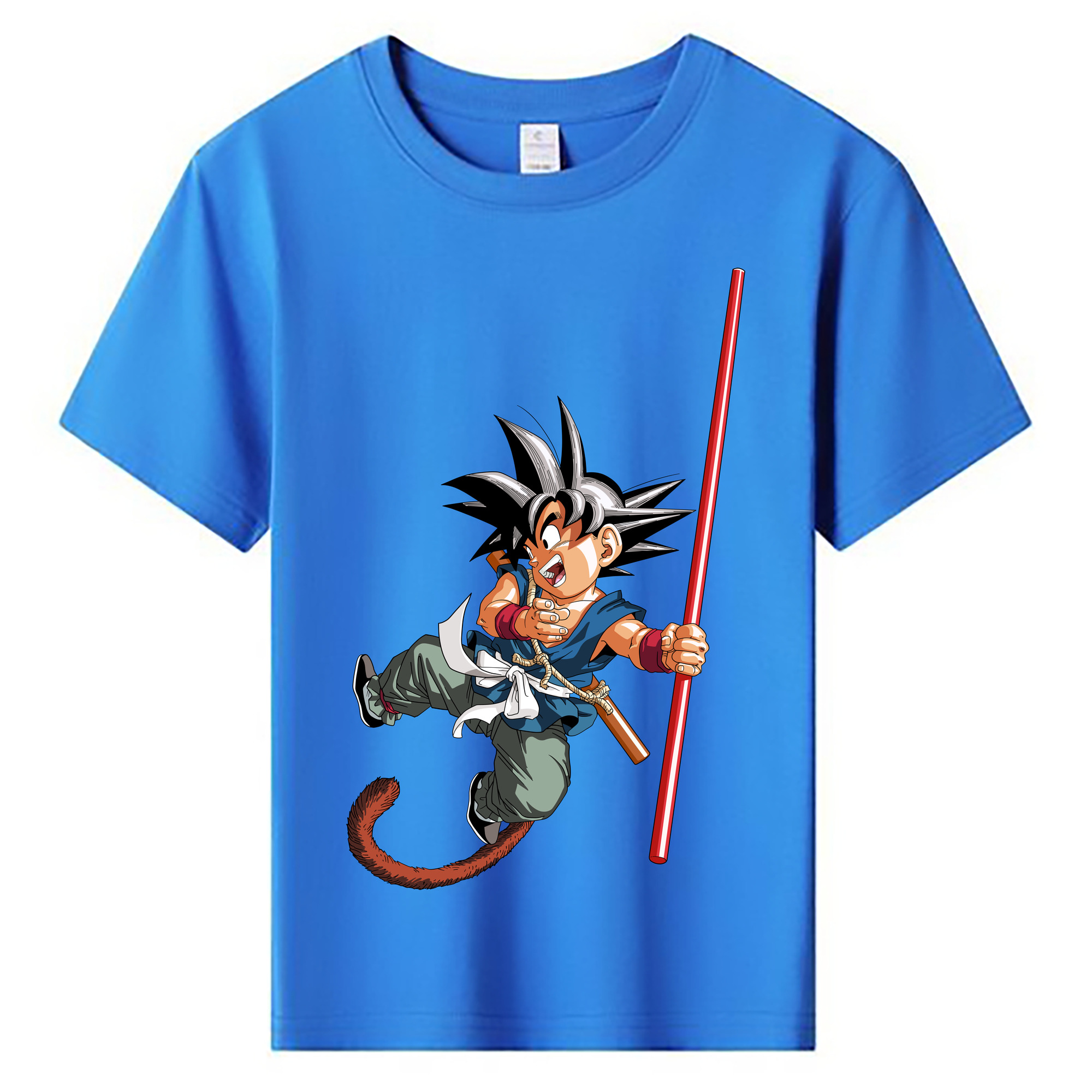 （画像用） ドラゴンボール 孫悟空（そん ごくう）Son Goku カカロット DRAGON BALL Kakarotto 綿100％キッズTシャツ（フロントプリント）